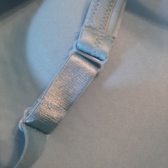 40DDD Aqua Blue Teal Cacique Bra Light Padding Underwire Full Coverage - Picture 7 of 8